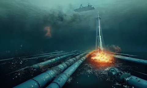 100kg thuốc nổ đánh vỡ 3 đường ống Nord Stream