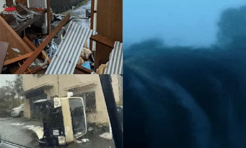 Bão Hạ Long gây cảnh tượng kinh hoàng tại Nhật Bản