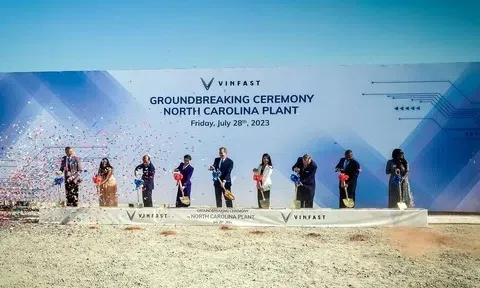 Vinfast khởi công nhà máy sản xuất xe điện tại Bắc Carolina