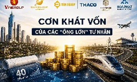 Cơn khát vốn khổng lồ: 6 "đại gia" tư nhân Việt Nam cần gần 5 triệu tỷ đồng cho các siêu dự án
