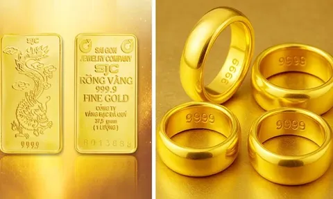 Giá vàng hôm nay (10/7): Vàng miếng SJC và nhẫn biến động bất ngờ, neo ở vùng giá cao