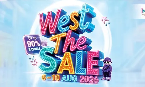 West The Sale trở lại dịp Quốc khánh năm nay với nhiều thương hiệu mới, phần thưởng và ưu đãi mua sắm lên tới 90% tại IMM và Westgate
