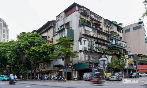Bên trong chung cư ở phố cổ Hà Nội dự kiến được cảo tạo thành cao ốc 21 tầng