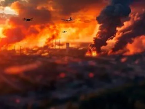 Cháy lớn! Đường tới Moscow bị phong tỏa - Hàng trăm UAV và vũ khí bay 1.000km tấn công, Kremlin phản ứng khẩn