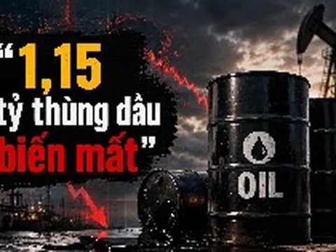 Thế giới mất 1,15 tỷ thùng dầu chỉ trong 4 tháng