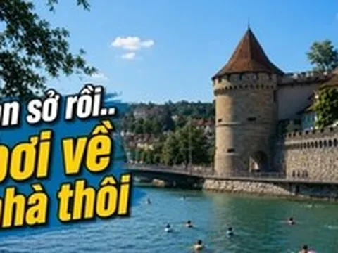 Châu Âu oằn mình trong nắng nóng, Thụy Sĩ lại có ‘đặc sản’ bơi về nhà sau giờ làm: Thành quả của hàng chục năm quy hoạch