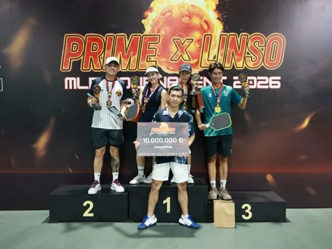 GIẢI PRIME x LINSO MLP PICKLEBALL TOURNAMENT 2026: DẤU ẤN THỂ THAO KẾT NỐI CỘNG ĐỒNG F&B VIỆT